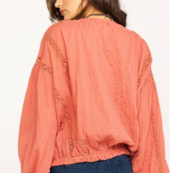 Free People Maria Maria Lace Blouse - Picture 8 of 8